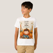 Jongen Boerderij Kind Onze kleine pompoen draait e T-shirt (Voorkant volledig)