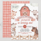 Jongen Boerderijen Kaart (Voorkant / Achterkant)