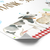 Jongen Boerderijen Kaarten en cadeautjes op zaterd Poster (Hoek)