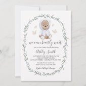 Jongen Bohemian Beer Baby shower Kaart (Voorkant)