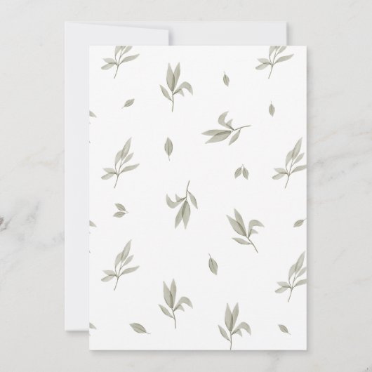 Jongen Bohemian Beer Baby shower Kaart (Achterkant)