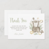 Jongen Boho Baby shower Dank je wel Kaart (Voorkant / Achterkant)