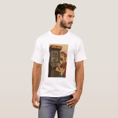 Jongen boos op Arcade-machine | AI Art T-shirt (Voorkant volledig)
