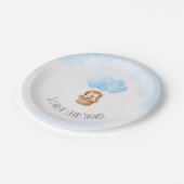 Jongen! Borden van baby shower papier Papieren Bordje (Gekanteld)
