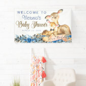 Jongen Bosherten Baby Shower Banner (Insitu)