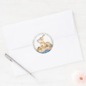 Jongen Bosherten Baby Shower Stickers (Envelop)