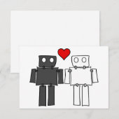 Jongen Bots in Liefde Bedankkaart (Voorkant / Achterkant)