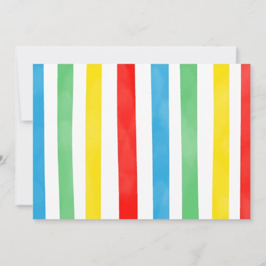 Jongen Bounce Verjaardag Foto uitnodiging (Achterkant)