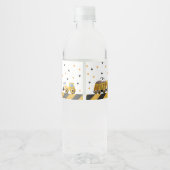 Jongen Bouwpartij Waterfles Etiketten (Achterkant)