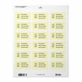 Jongen Bouwt Etiket (Full Sheet)