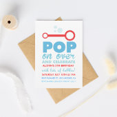 (Jongen) Bubble Party thema verjaardag uitnodigen Kaart