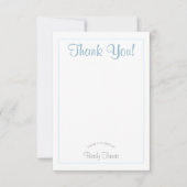 Jongen Bubbles Baby shower Dank je wel Bedankkaart (Voorkant)