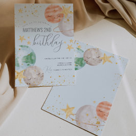 Jongen Buitenspatie Uitnodiging