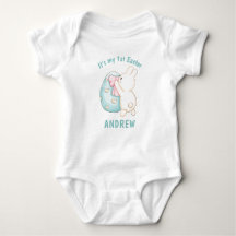 Jongen Bunny & Blue Egg 1st Paasnaam