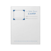 Jongen Camp Stationery Camp Letter Notitieblok (Linkerzijde)