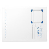Jongen Camp Stationery Camp Letter Notitieblok (Voorkant)