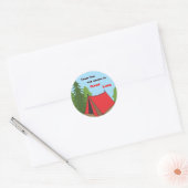 Jongen Camping Birthday Party Favor Sticker (Envelop)