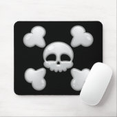 Jongen Cartoon Skull Mousepad Muismat (Met muis)
