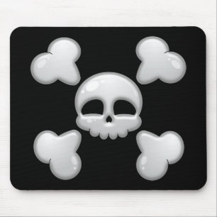 Jongen Cartoon Skull Mousepad Muismat