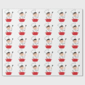 Jongen Chef Cadeaupapier (Vlak)