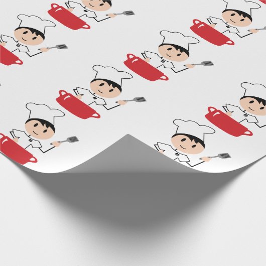 Jongen Chef Cadeaupapier (Hoek)