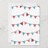 Jongen Circus Kind: Birthday Party Invitation Kaart (Achterkant)