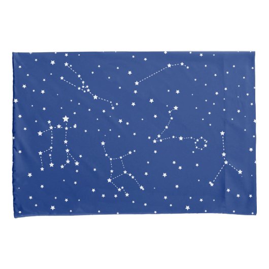 Jongen Constellatie Blauw Wit Sterrennacht Sky Kussensloop (Voorkant-Rechts)
