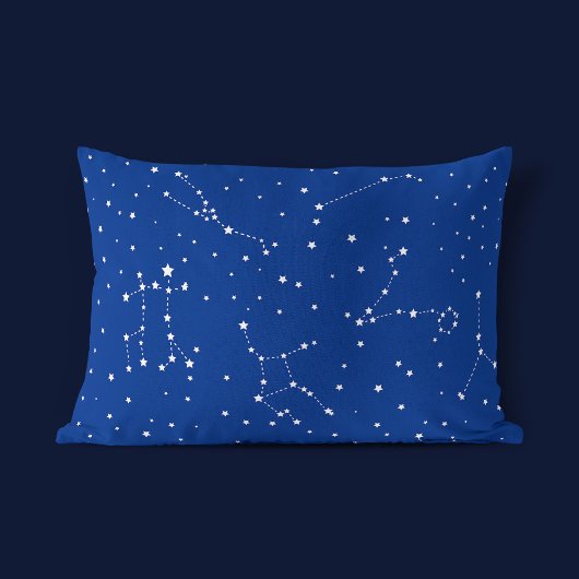 Jongen Constellatie Blauw Wit Sterrennacht Sky Kussensloop