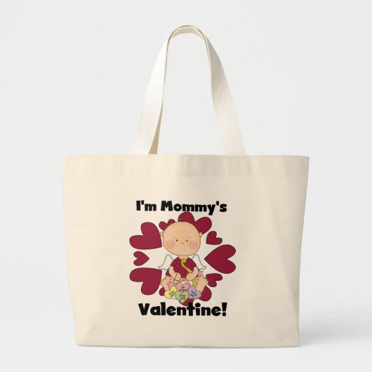 Jongen Cupid mama's Valentijn Tshirts Grote Tote Bag (Voorkant)
