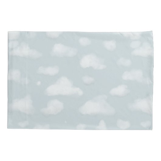 Jongen Cute en Modern Blue Airplane Kinder Kussensloop (Achterkant)
