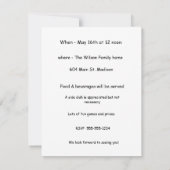 Jongen Dachshund Verjaardagsfeestje Kaart (Achterkant)