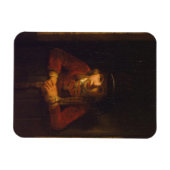 Jongen die door het Venster kijken, c.1647 Magneet (Horizontaal)