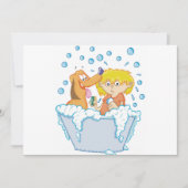 Jongen die een hond uitnodigen kaart (Voorkant)