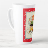  jongen die een kitten redt van race-Puppies Latte Mok (Linkerhoek)