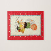  jongen die een kitten redt van race-Puppies Legpuzzel (Horizontaal)