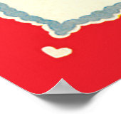  jongen die een kitten redt van race-Puppies Poster (Hoek)