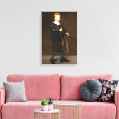 Jongen die een zwaard draagt (Edouard Manet) Canvas Afdruk (Insitu (Woonkamer))