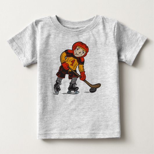Jongen die Hockey spelen (Voorkant)