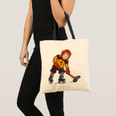 Jongen die Hockey spelen Tote Bag (Voorkant (product))