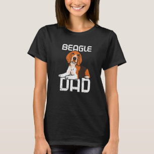 Jongen die jongen die Dog Beagles Puppy papa T-shirt
