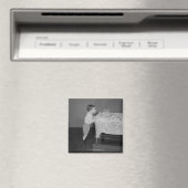 Jongen die kaarsen uitblazen magneet (Insitu (Vaatwasser))