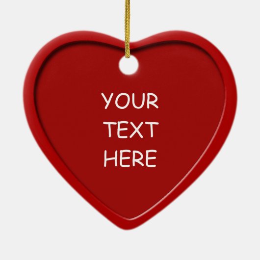 Jongen die kersthartversiering lezen 1 keramisch ornament (Achterkant)