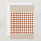 Jongen die met thema's koken bedankkaart (Achterkant)