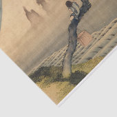 Jongen die Mount Fuji door Katsushika Hokusai beki Tissuepapier (Detail)