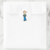 Jongen die Sticker zingen (Tas)