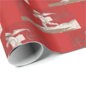 Jongen die Thunder_Cove kerstmis Skaten Cadeaupapier (Rol Hoek)