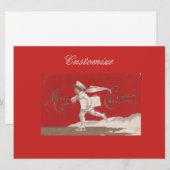 Jongen die  Thunder_Cove kerstmis Skaten Feestdagenkaart (Voorkant / Achterkant)