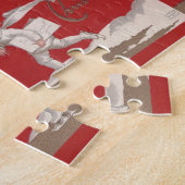 Jongen die Thunder_Cove kerstmis Skaten Legpuzzel (Zijkant)