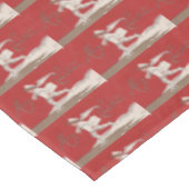 Jongen die Thunder_Cove kerstmis Skaten Tafelkleed (Gekanteld)