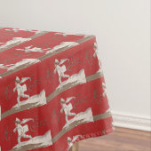 Jongen die  Thunder_Cove kerstmis Skaten Tafelkleed (Voorbeeld)